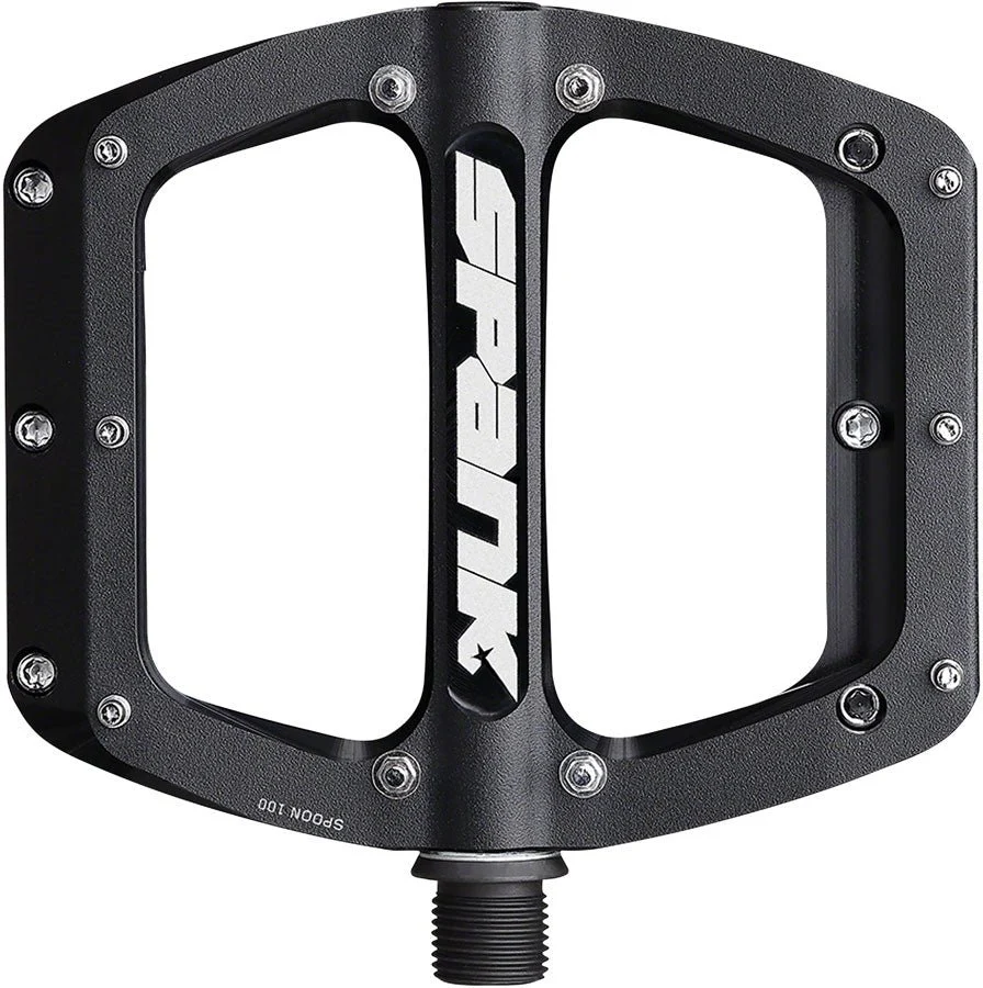 Spank Spoon 100 Platform Pedals - Aluminum - Black - Image 3