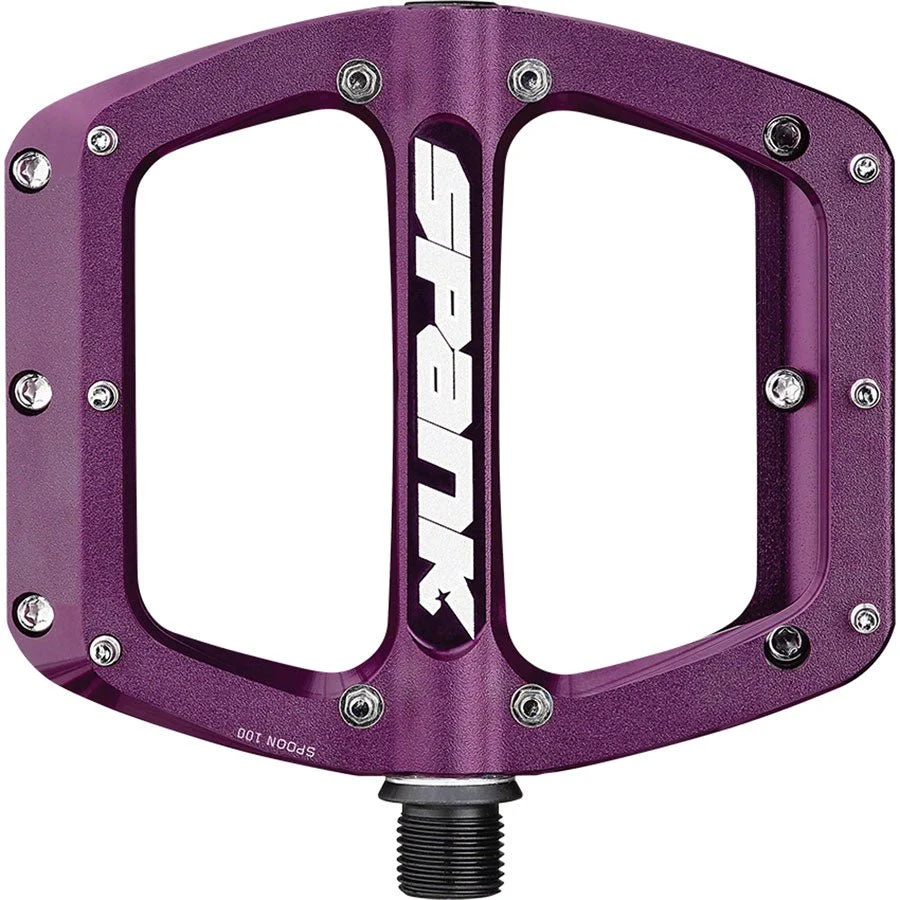 Spank Spoon 100 Platform Pedals - Purple - Image 2