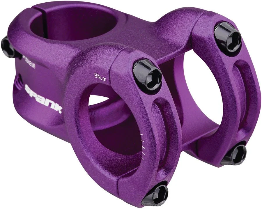 Spank SPOON 318 Stem - 43mm Length - 31.8mm Clamp - Purple