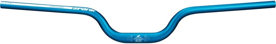 Spank SPOON 800 SkyScraper Handlebar - 31.8mm Clamp 75mm Rise Blue