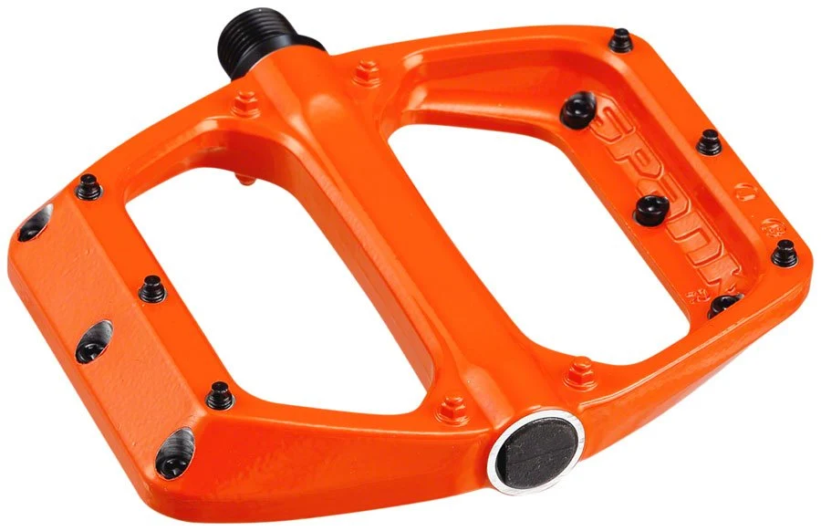 Spank Spoon DC Platform Pedals - Aluminum - Orange