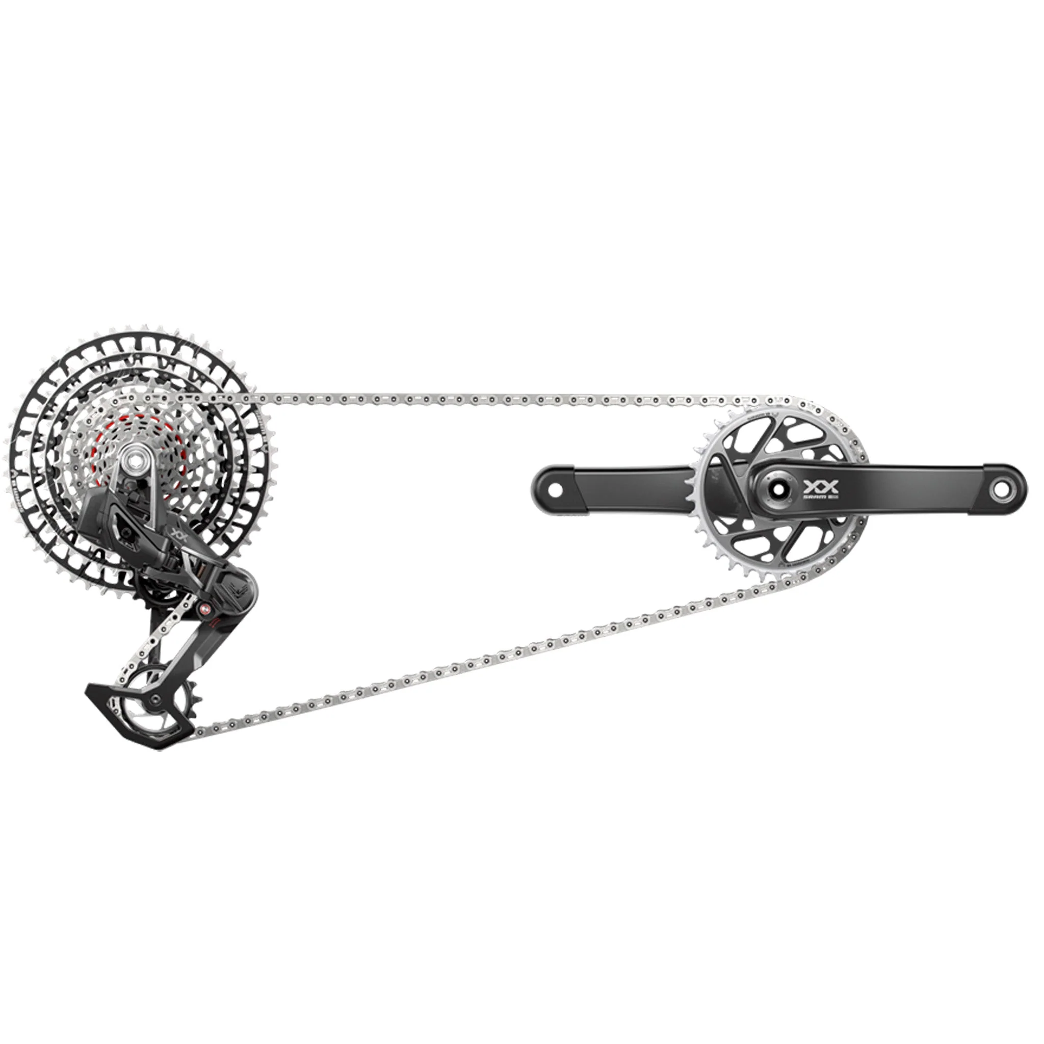 SRAM XX SL T-Type AXS Groupset - 170mm - D2