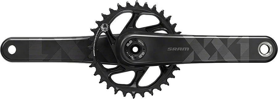 SRAM XX1 Eagle Carbon Boost Crankset - 170mm - 34t - DUB Spindle - BLK
