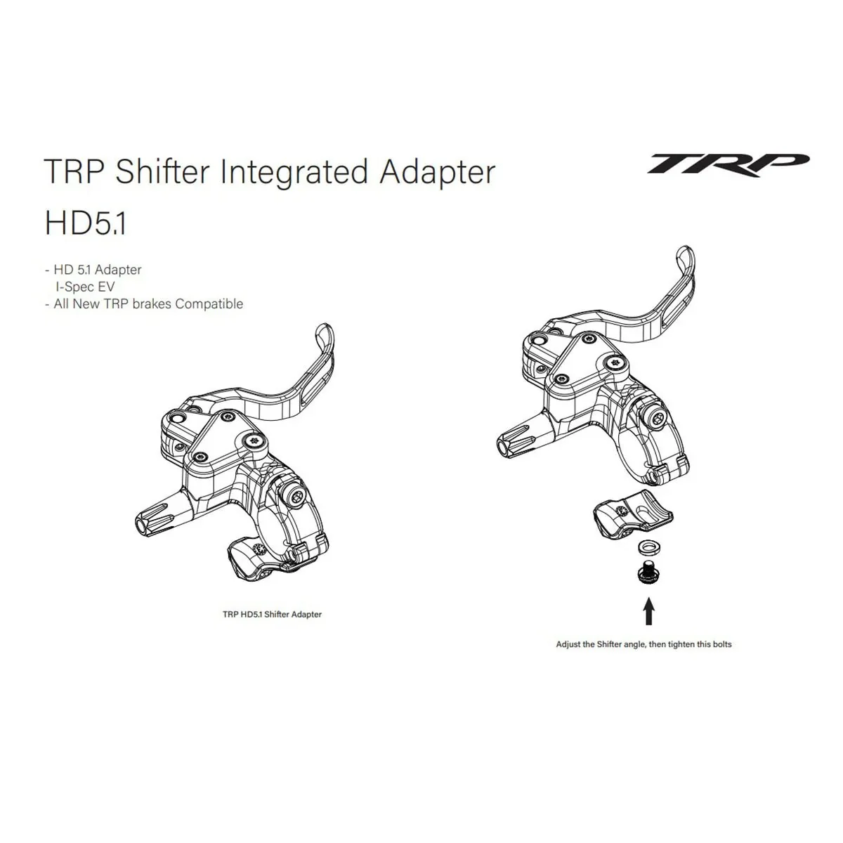 TRP HD5.1 I-Spec EV Adapter for EVO PRO / EVO X - Left - Image 2