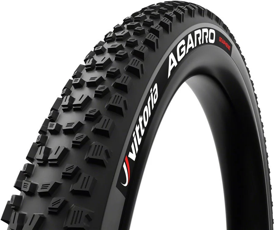 Vittoria Agarro Tire - 29x2.6 - Tubeless Folding - Black/Anthracite - TNT G2.0