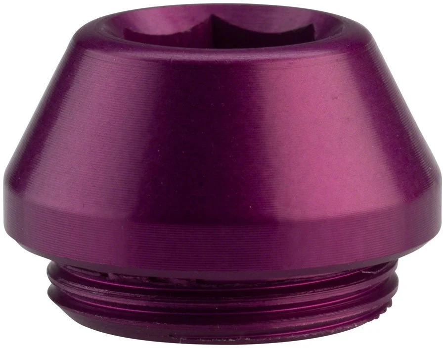Wolf Tooth 12mm Rear Thru Axle Axle Cap - Purple - Image 2