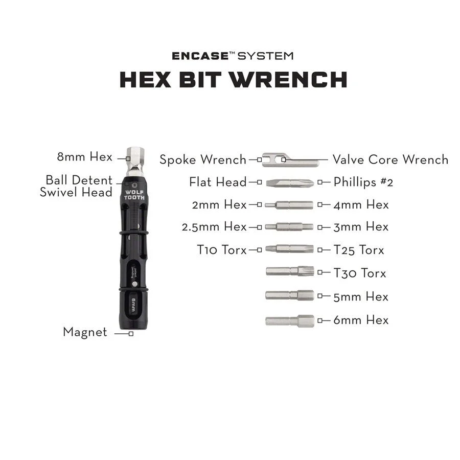 Wolf Tooth EnCase System Hex Bit Wrench Multi Tool - Image 4