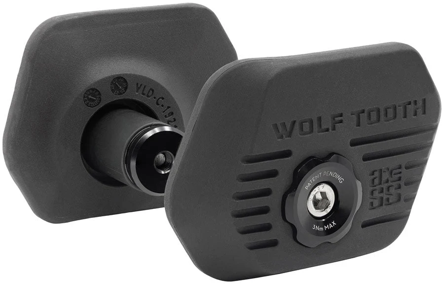 Wolf Tooth Locked-In Bar Ends - Black - Pair