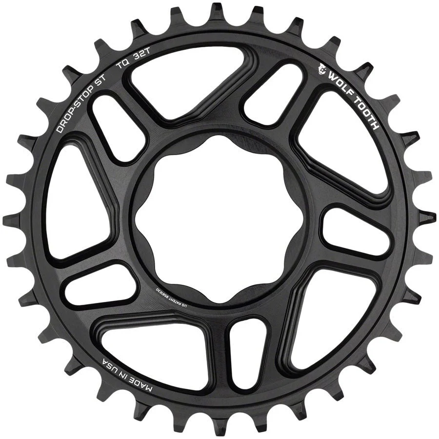 Wolf Tooth Trek TQ Direct Mount Chainring - Drop-Stop ST - 30T - Black